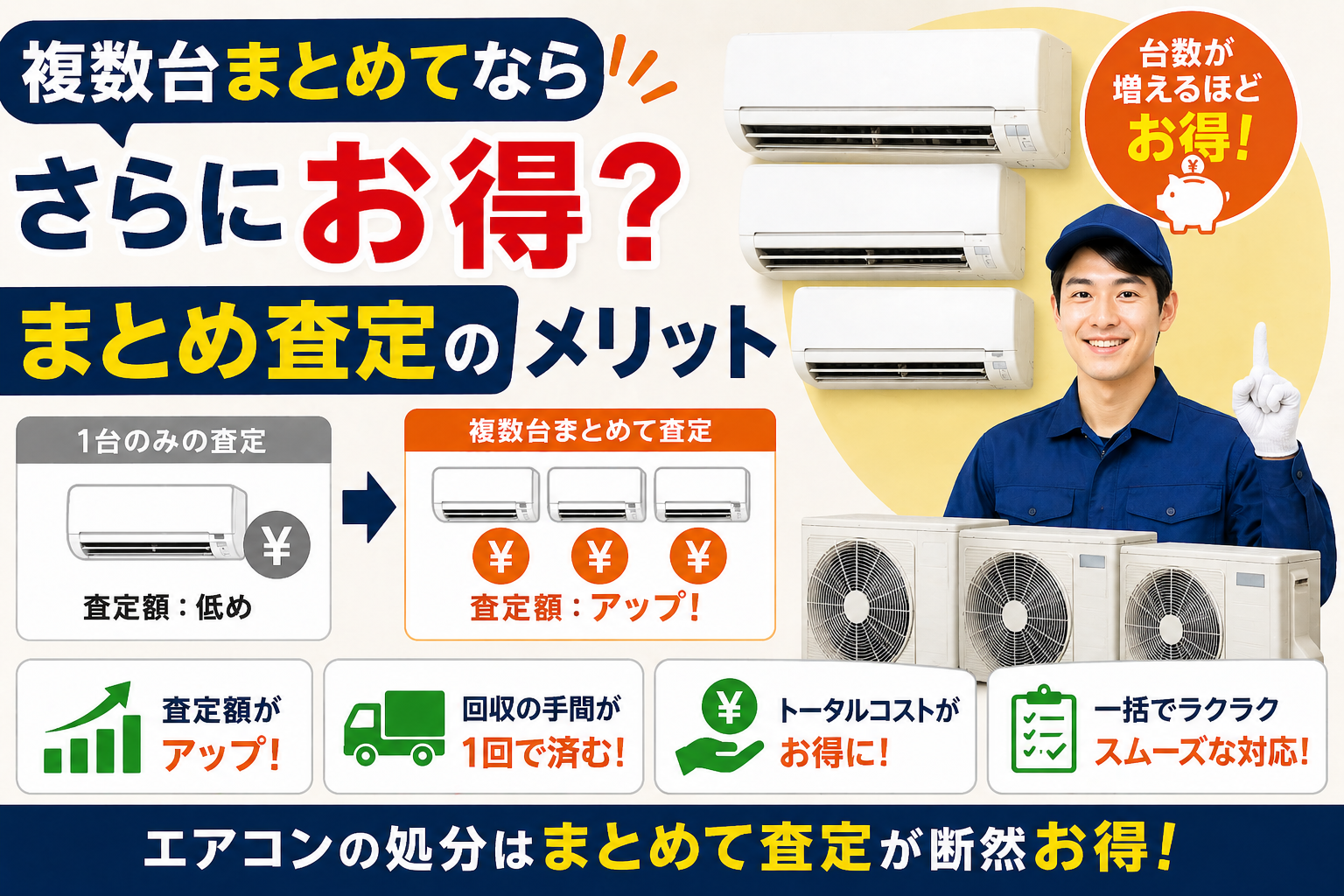 複数台まとめてならさらにお得？まとめ査定のメリット
